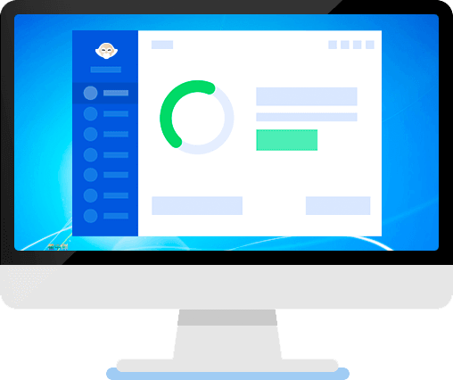 鲁大师电脑跑分：显示器上的性能评测与环形评分界面